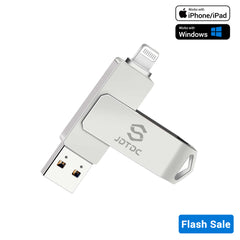 Memoria USB con certificación MFi de Apple para iPhone y iPad