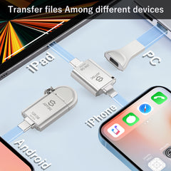 Memoria USB 3 en 1 para realizar copias de seguridad de fotos, vídeos y contactos