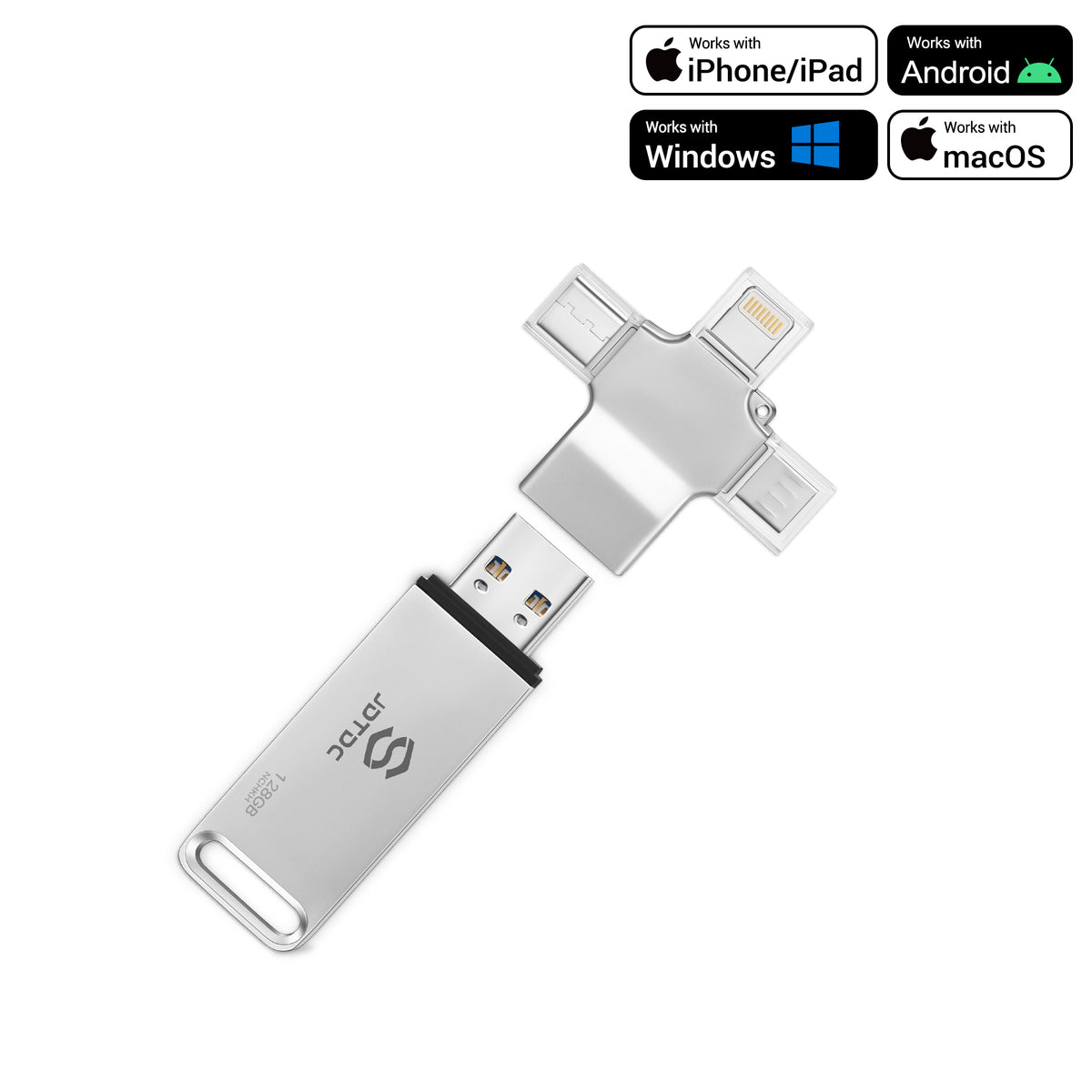 4 in 1 Auto Back up USB Flash Drive for All Devices