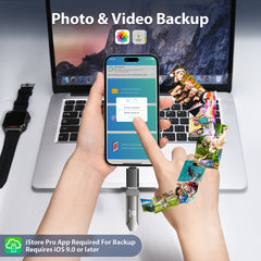 3 in 1 Auto Back up USB Flash Drive for All Device