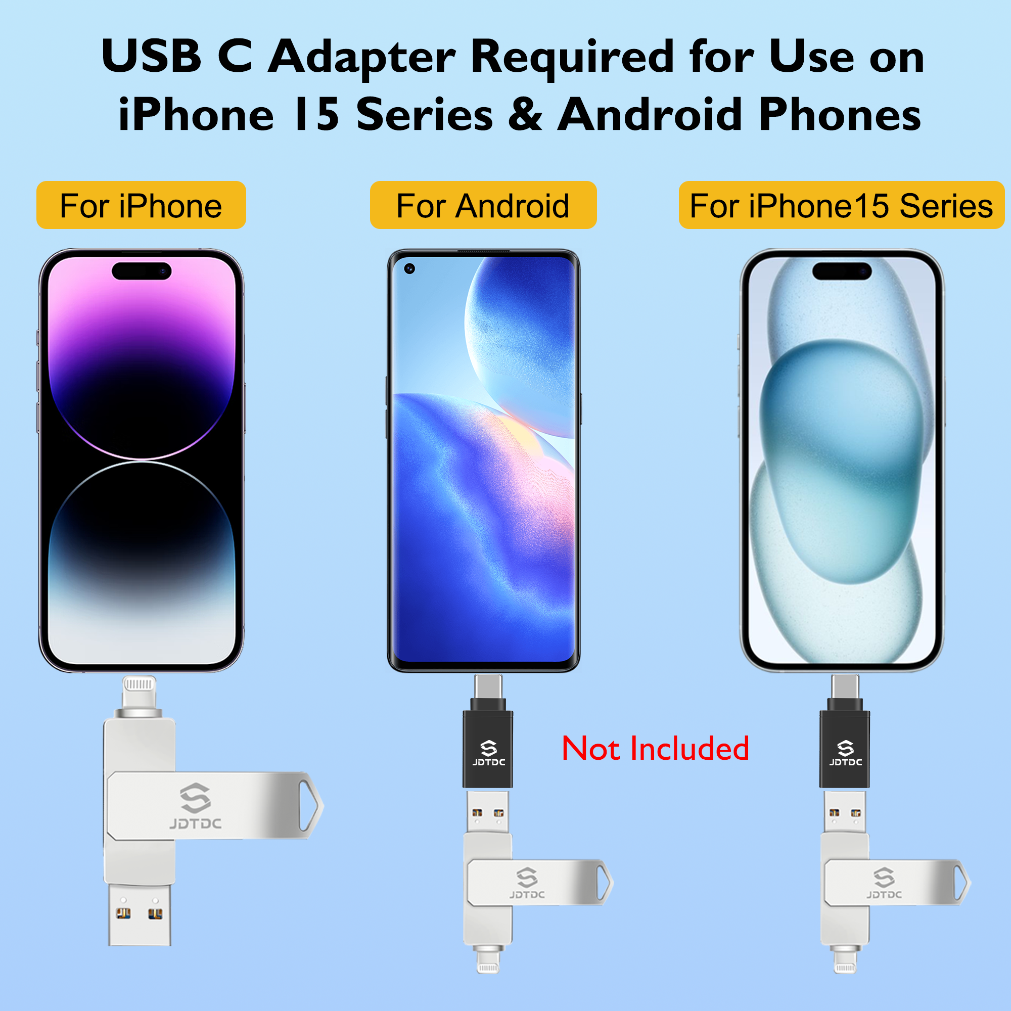 Apple MFi-zertifiziertes USB-Flash-Laufwerk für iPhone und iPad 