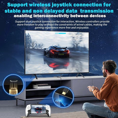Portable Retro Handheld Game Console with 5.5" IPS Screen, 20,000+ Built-in Games, 14+ Emulators, TV Output & 5-Hour Battery