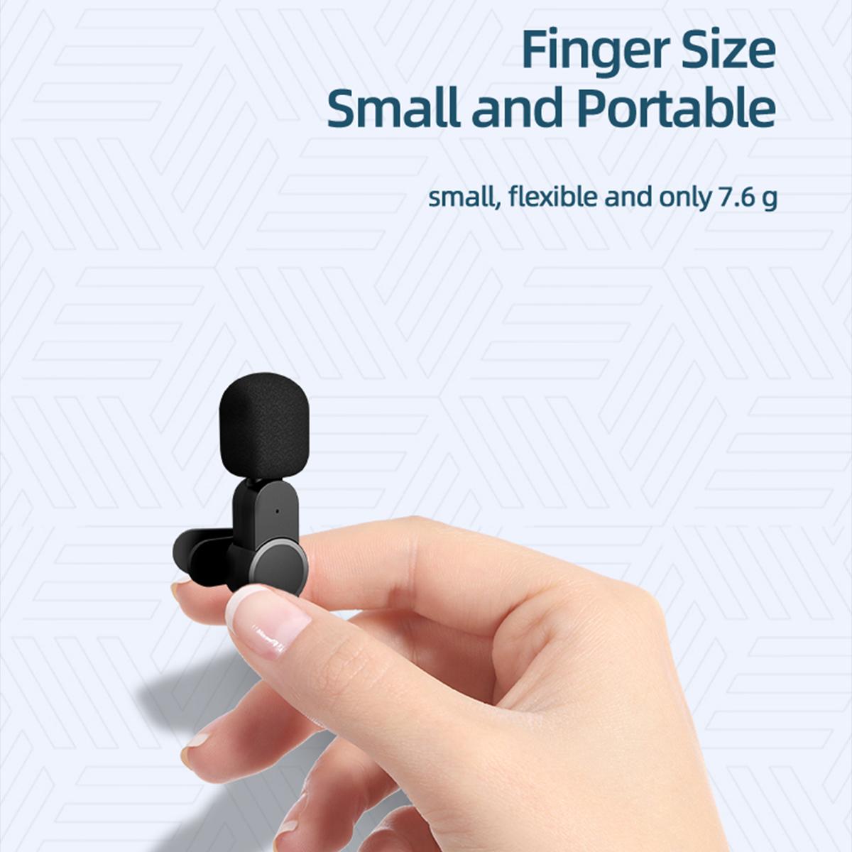 Wireless Lavalier Microphones for iPhone iPad