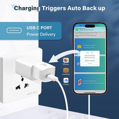 Auto Backup Data Cube Type-C Port Photo Storage Devices