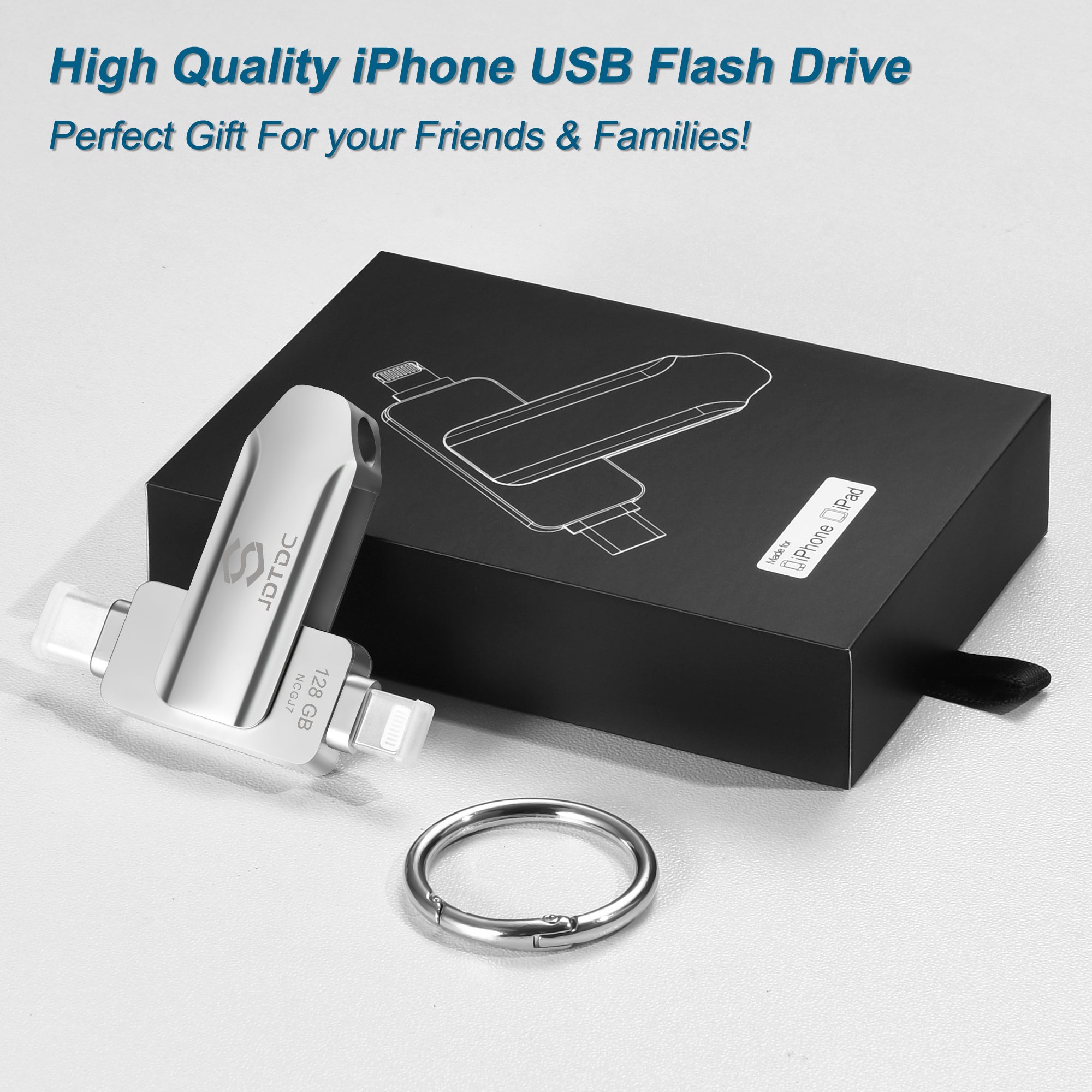 Apple MFi Certified USB-C and Lightning Photo Stick