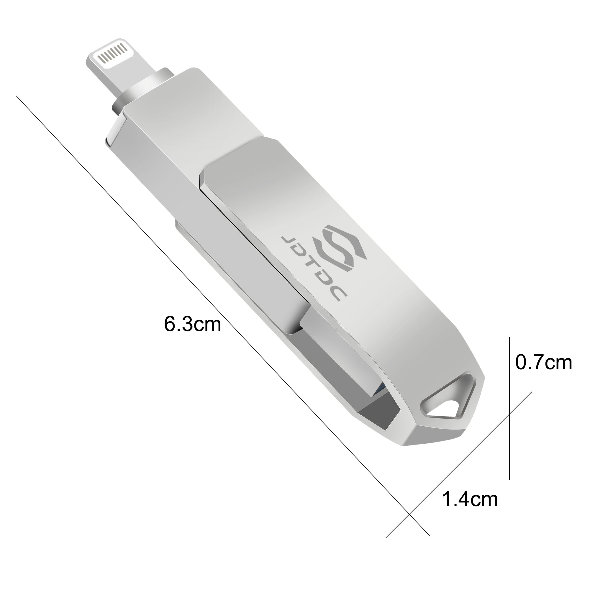 Apple MFi-zertifiziertes USB-Flash-Laufwerk für iPhone und iPad 